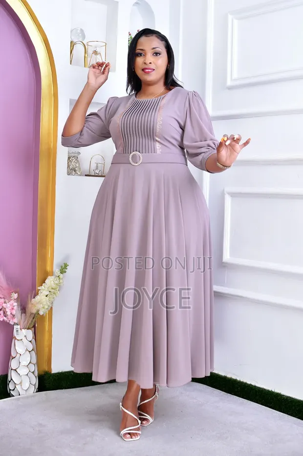 Long Chiffon Dress - 1