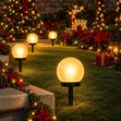 6 PCS Christmas Solar Garden Lights - 2