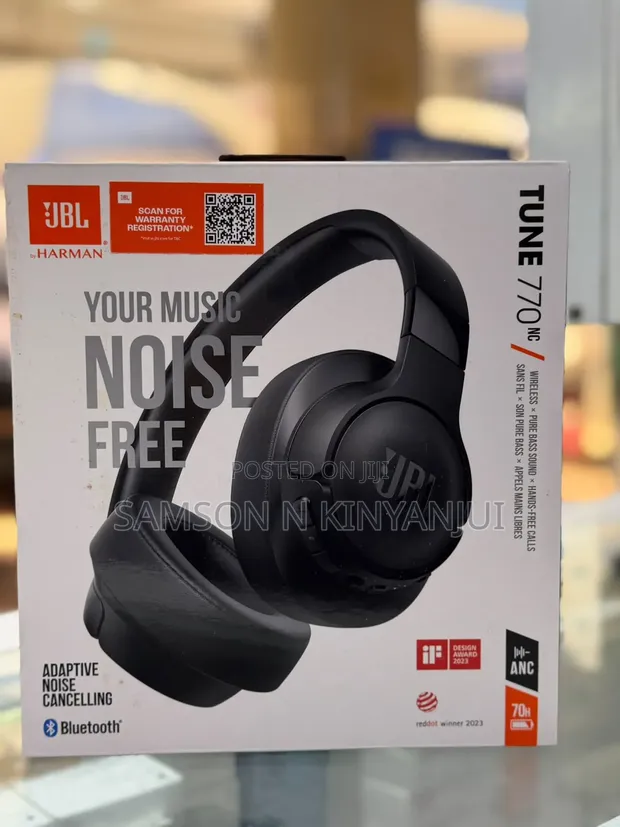 JBL Tune 770NC Over-Ear Headphones - 1