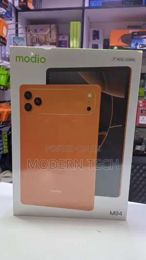 Modio M94 11" Android 15 Tablet 12GB RAM 512GB Storage Dual SIM 4G