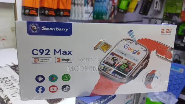 SmartBarry C92 4G SIM Smartwatch with Dual Camera - 1