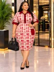 Shirt Dress yenye Rangi - 5