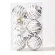 6pcs Colorful 3D Christmas Balls - Xmas Pendant Decoration - 2