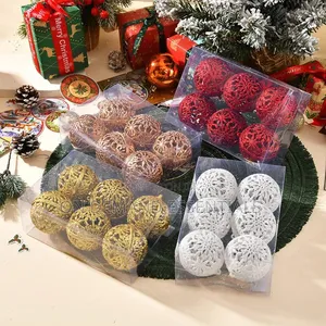 6Pcs 6CM Christmas Balls - Mapambo ya Mti wa Krismasi