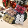 6Pcs 6CM Christmas Balls - Mapambo ya Mti wa Krismasi - 1