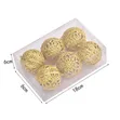 6Pcs 6CM Christmas Balls - Mapambo ya Mti wa Krismasi - 2