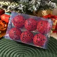 6Pcs 6CM Christmas Balls - Mapambo ya Mti wa Krismasi - 4