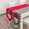 Classic Christmas Table Runner - Grey Gnomes - 1