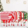 Christmas Knitted Fabric Tablecloth Runner 35x180cm - 2