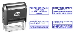 Custom Embosser Stamps - Brand New
