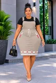 Gauni la T-Shirt na Dungaree Jipya Kabisa - 2