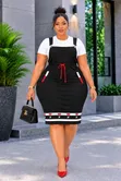 Gauni la T-Shirt na Dungaree Jipya Kabisa - 3
