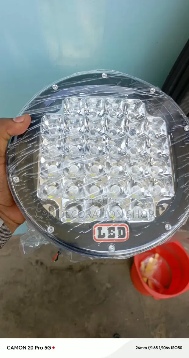 9" Off-Road LED Fog Light kwa Malori, 4x4 - 1