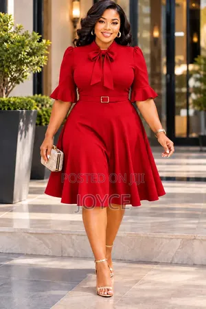 Skater Dress yenye Bowtie