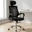 Kiti cha Ofisi chenye Headrest cha Ergonomic - 5