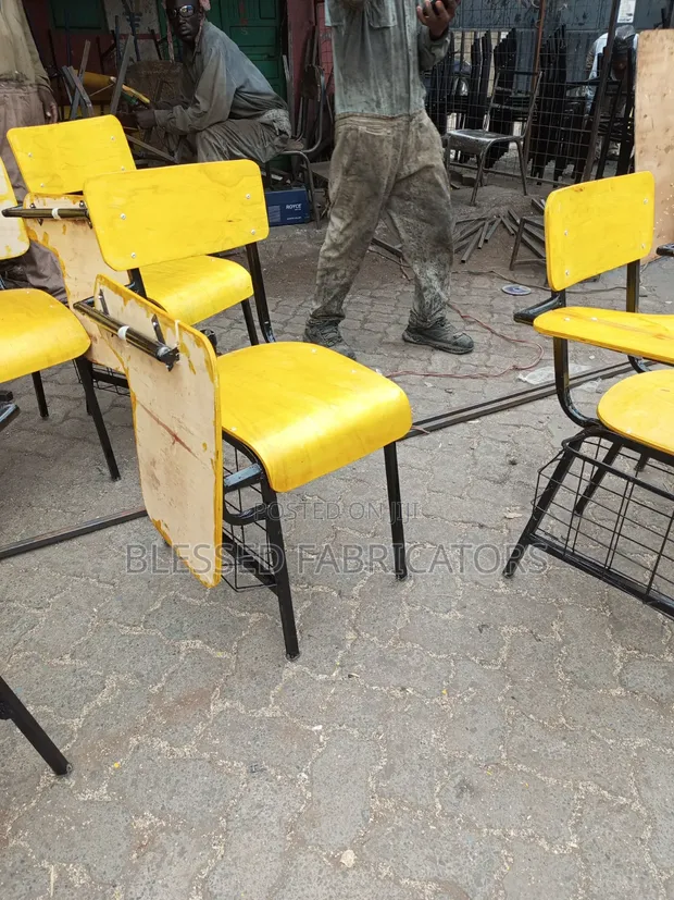 College Chair with Side Basket - 1