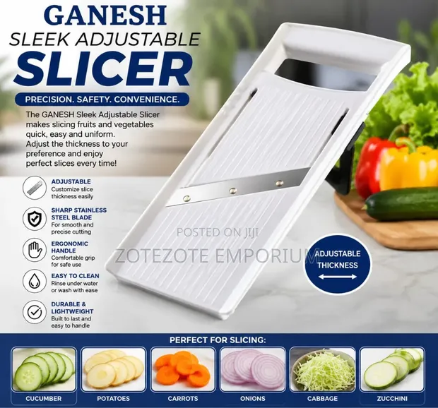 Ganesh Adjustable Vegetable Slicer - 1