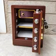 Premium Heavy-Duty Security Safe - Kahawia - 1
