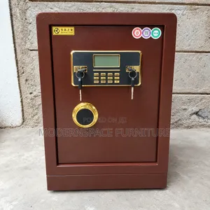 Premium Heavy-Duty Security Safe - Brown