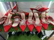 Victoria Kitted Heels - Nyekundu - 3