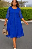 Casual Dress with Rays Cover-Up - 1