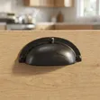 Brass Half Moon Drawer Handle - 1
