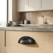 Brass Half Moon Drawer Handle - 4
