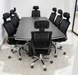 Modern Boardroom Meeting Table - White - 1