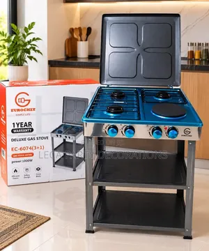 Eurochef Deluxe Gas Stove EC-6073 2+1 Hybrid