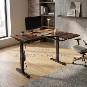 L-Shape Electric Height Adjustable Desk