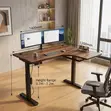 L-Shape Electric Height Adjustable Desk - 2
