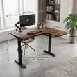 L-Shape Electric Height Adjustable Desk - 3