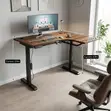 L-Shape Electric Height Adjustable Desk - 4
