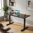 1.2m Black Electric Standing Desk - Height Adjustable - 1