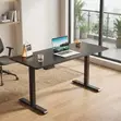 1.2m Black Electric Standing Desk - Height Adjustable - 3