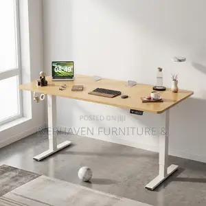 1.6m Large Electric Sit-Stand Desk - Height Adjustable