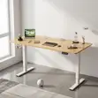 1.6m Large Electric Sit-Stand Desk - Height Adjustable - 1