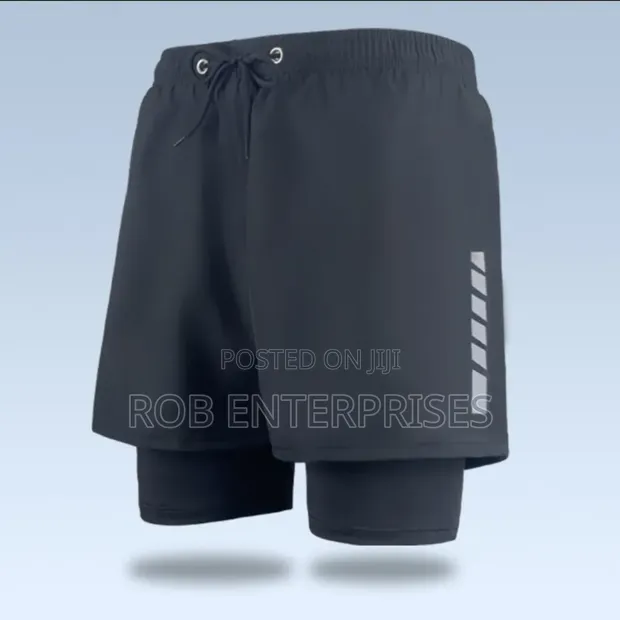 Quality 2-in-1 Men's Gym & Exercise Shorts - 1