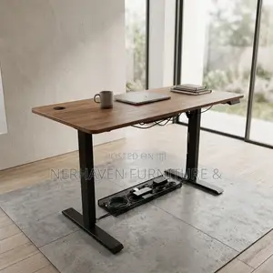 SK Ofisi Sit-Stand Desk yenye Udhibiti wa Urefu wa Umeme