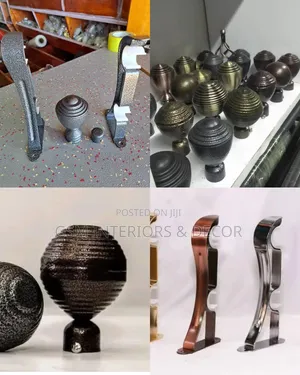 Jua Kali Curtain Rods & Accessories