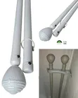 White Jua Kali Powder Coated Curtain Rods - 1