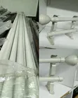 White Jua Kali Powder Coated Curtain Rods - 2