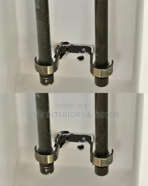 Strong Powder Coated Curtain Rods with Brackets