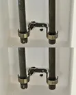 Strong Powder Coated Curtain Rods with Brackets - 1