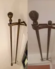 Strong Powder Coated Curtain Rods with Brackets - 2