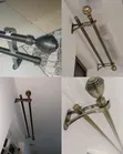 Ngao za Pazia za Chuma Zenye Nguvu za Kuweka Rangi kwa Pazia za Eyelet - 1