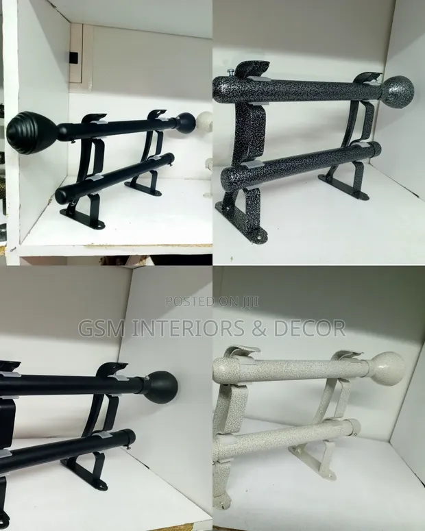 Jua Kali Powder Coated Curtain Rods & Rails - 1