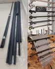Juakali Powder Coated Curtain Rods - Black, Grey, Silver - 1