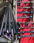 Ash Grey Powder Coated Curtain Rods - Per Meter - 2