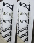 Double Curtain Rod Holders - Powder Coated - 1